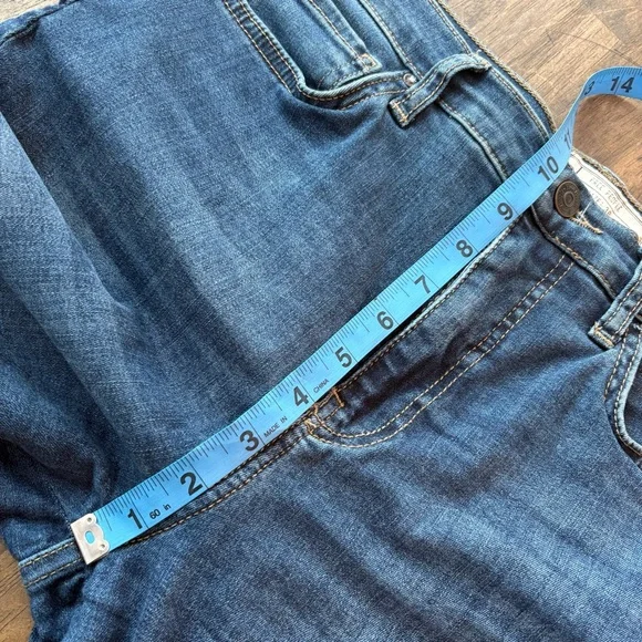 Free People Embroidered Straight Leg Jeans - Blue and Multicolor - Picture 6 of 8